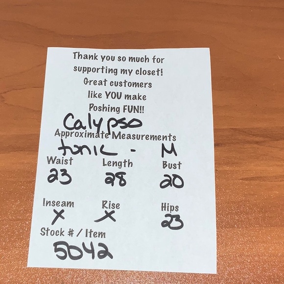 107 Calypso St Barth Linen Beaded Tunic Top - Picture 12 of 16